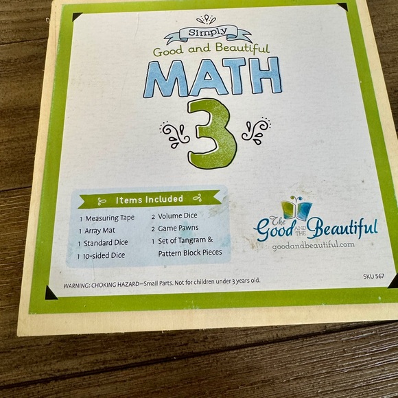 Simply Good and Beautiful Math 3 Box - Picture 4 of 11